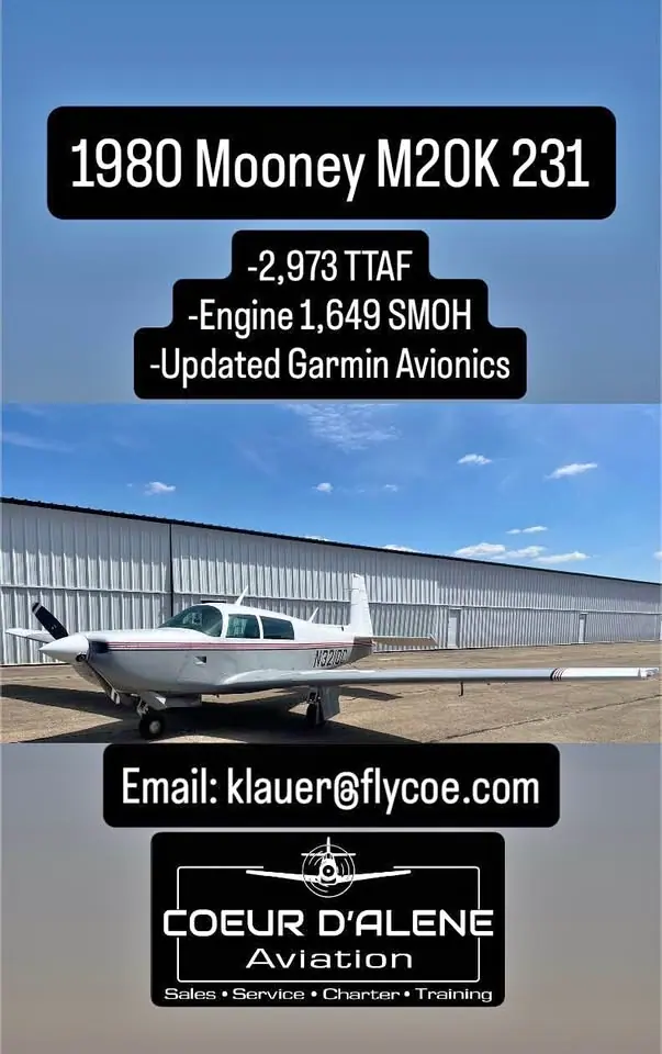 (Motivated Seller) 1980 Mooney M20K 231