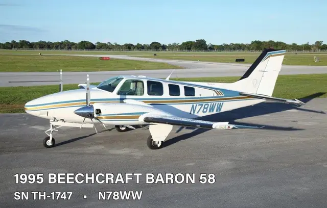 1995 Beechcraft Baron 58 In Florida USA