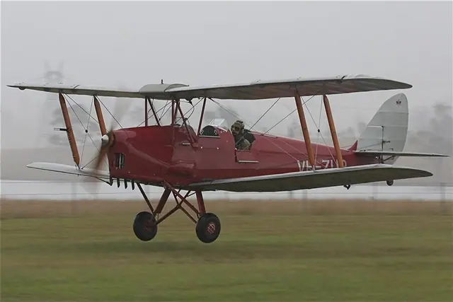 1939 De Havilland DH82A Tiger Moth plus MG Roadster