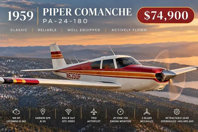 1959 Piper Comanche