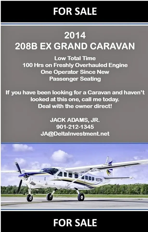 2014 Cessna / Textron 208B EX Caravan