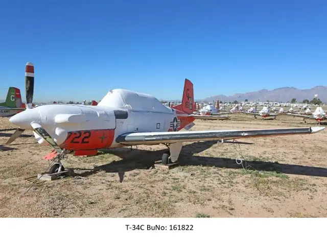 1983 Beechcraft T-34C, Buno: 161822