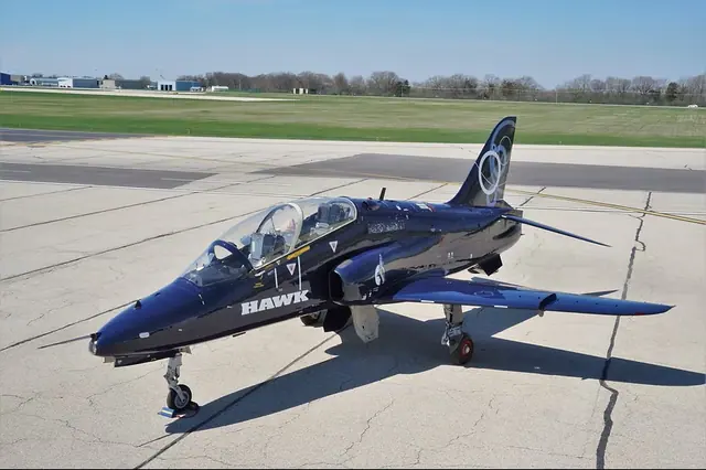 BAe Hawk in Illinois (ZK534)