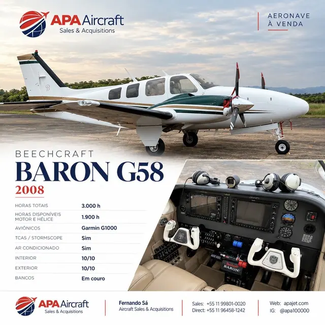 Beechcraft Baron G58 2008