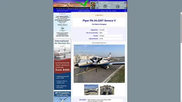 2000 Piper PA-34-220T Seneca V