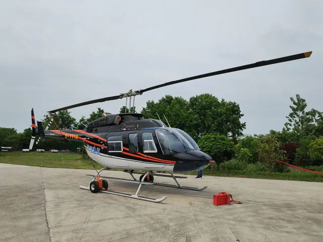 2008 Bell 206 L4 in China (Reg B-7718)
