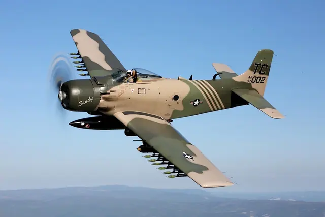 1951 Douglas AD-4 Skyraider in France