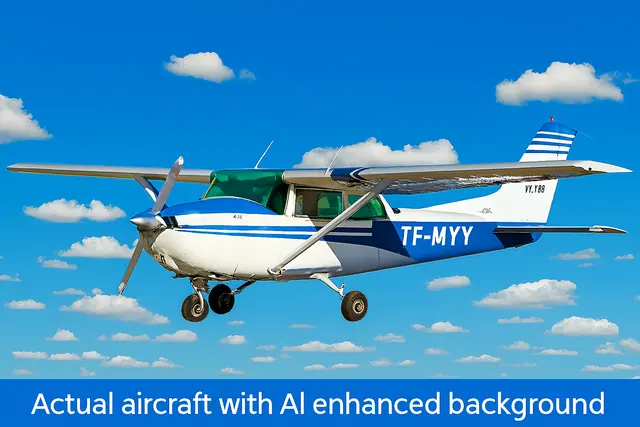 1975 Cessna U206F, Iceland
