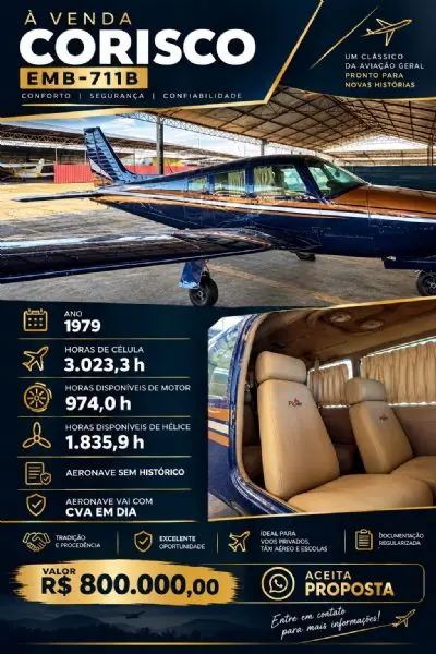 Embraer / Neiva Corisco EMB-711B 1979