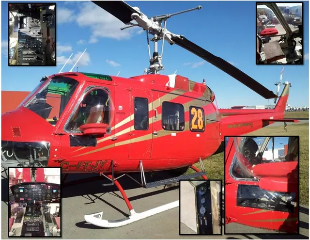 1968 Bell 205A-1 in Alberta, Canada