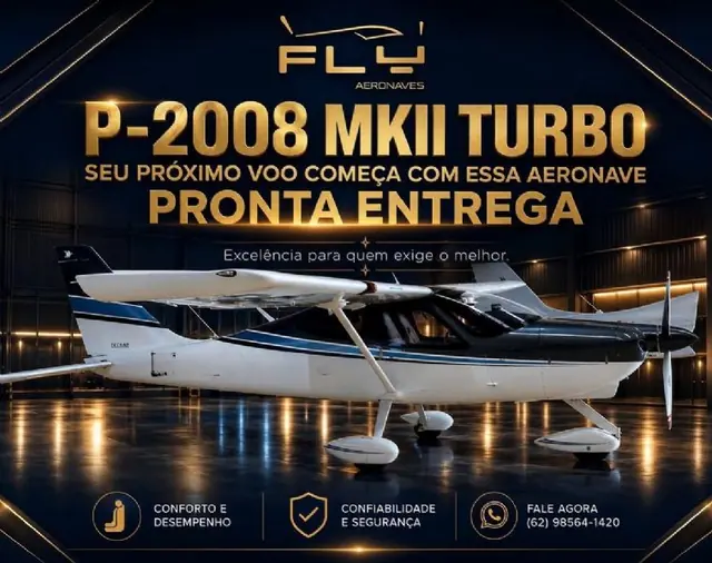 Tecnam P2008 P-2008 Mkii Turbo Pronta Entrega Novo