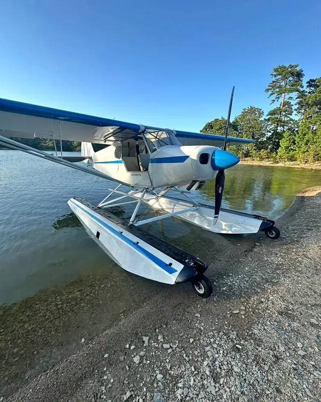 Piper Super Cub (Experimental) Javron wide body Amphibious Float Plane 2025 build, built by A&P IA with