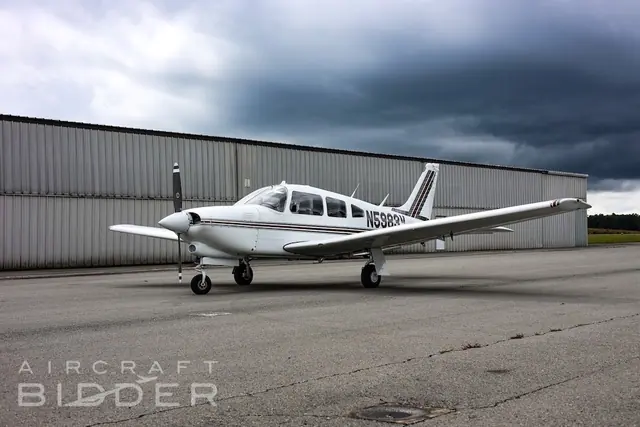1977 Piper Turbo Arrow III For Auction In West Virginia USA