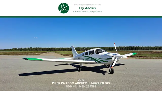 2019 Piper PA-28-181 Archer III (Archer DX)