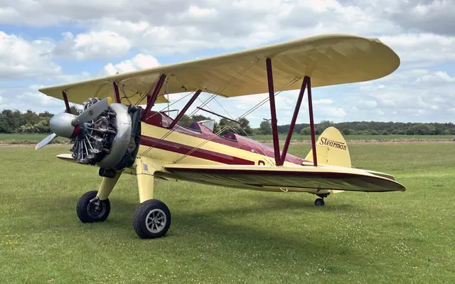 1942 Boeing Stearman A75 N1 in England