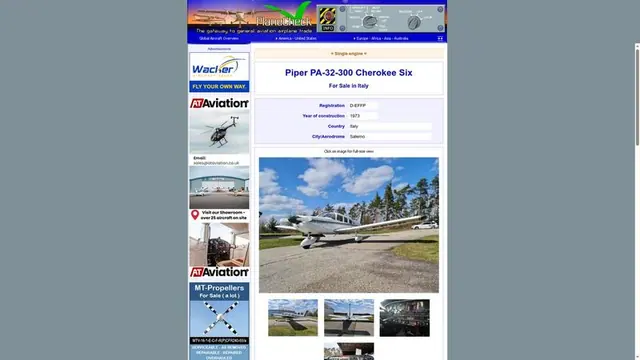 1973 Piper PA-32-300 Cherokee Six