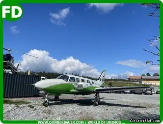 1985 Piper-Sterling PA 31-350 für Schulung, Deko