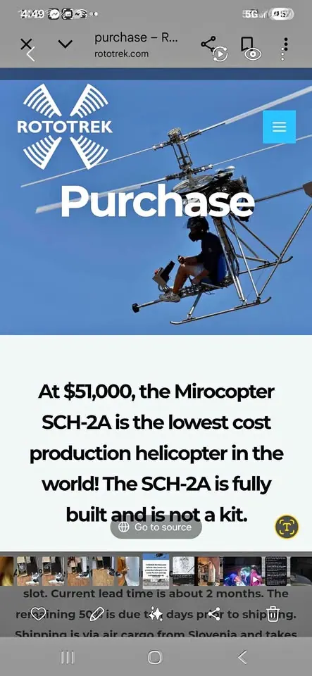 Ultralight coaxial helicopter