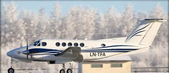 1981 Beechcraft Beech King Air 200 (LN-TFA)