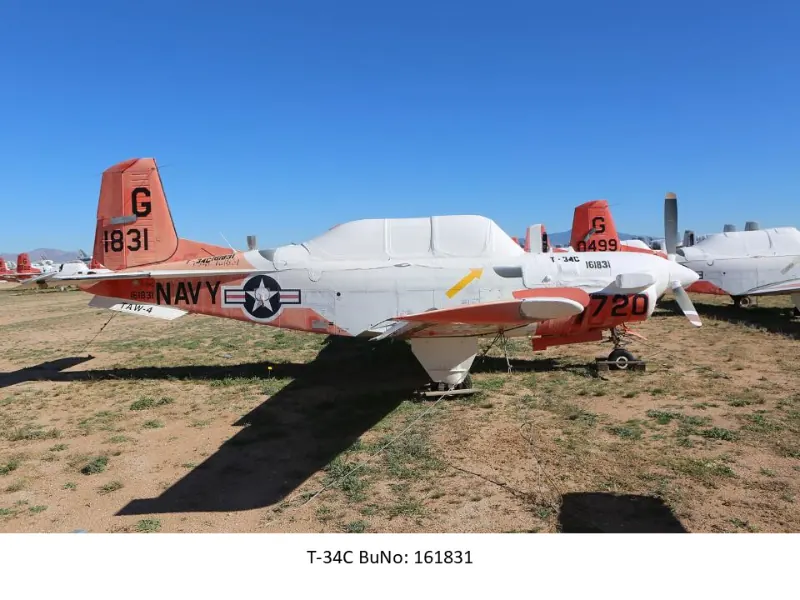 1983 Beechcraft T-34C, Buno: 161831, photo 2