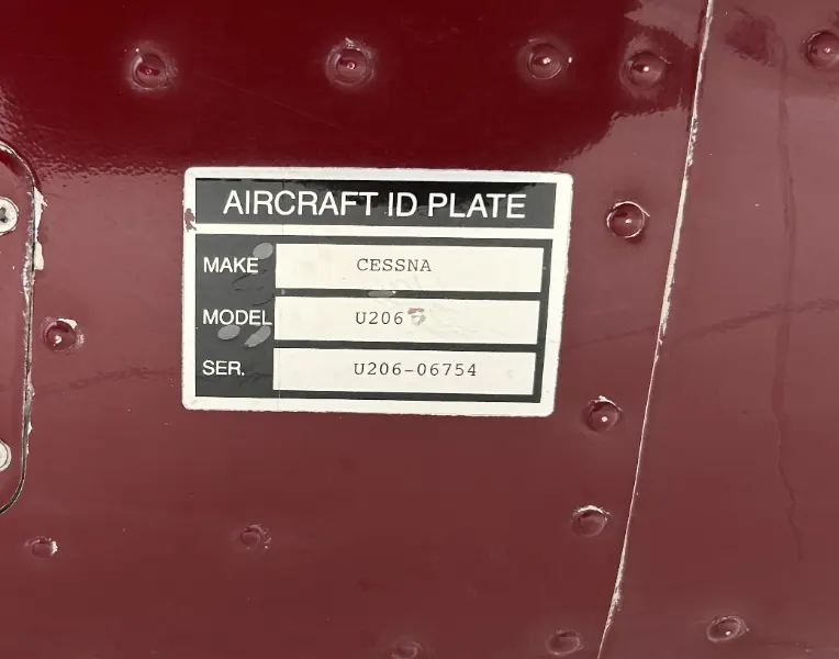 1983 Cessna U206G, SN: U20606754, photo 6