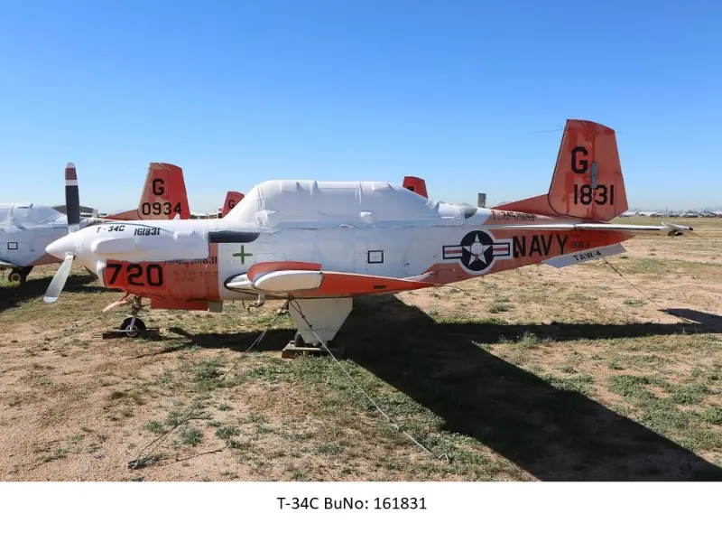1983 Beechcraft T-34C, Buno: 161831, photo 9