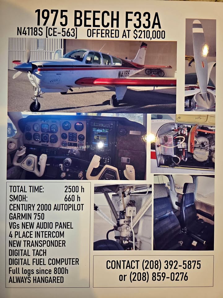 1975 Beechcraft Beech F33A, photo 1