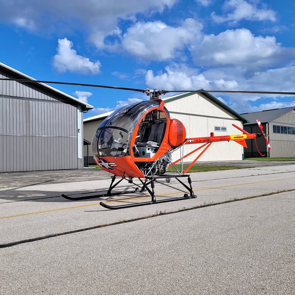 1966 Hughes award-winning us army TH-55A osage helicopter – standard airworthiness, photo 1