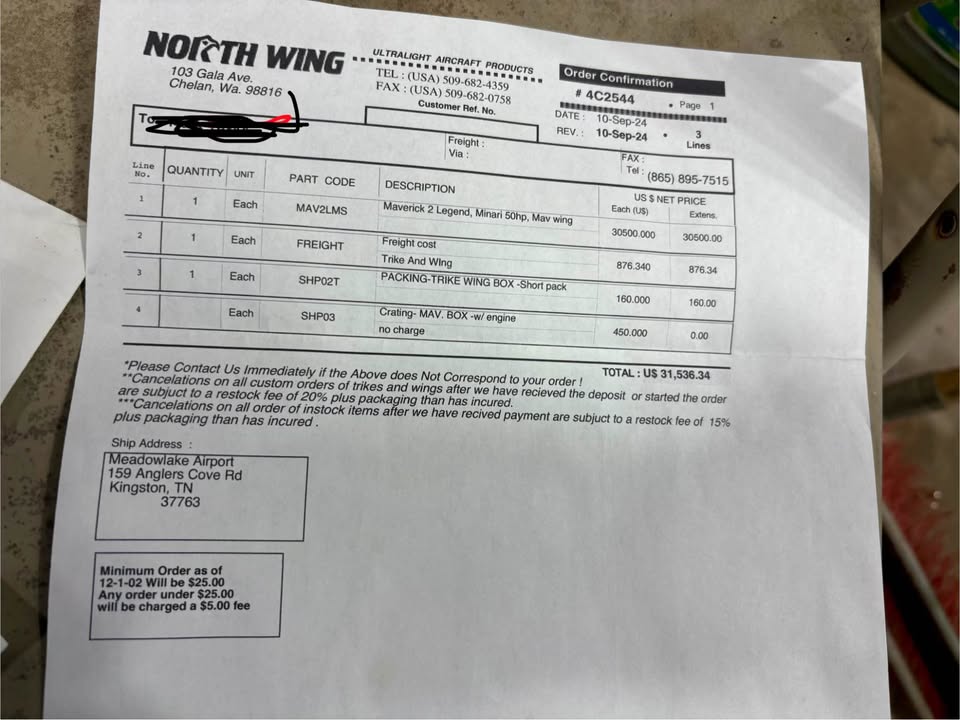 2024 North Wing Ultralight Trike, photo 6