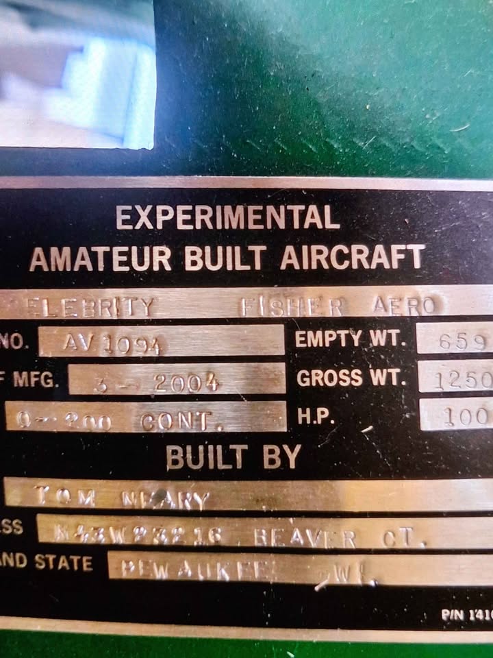 Fisher Aero Celebrity Experimental Biplane, photo 2
