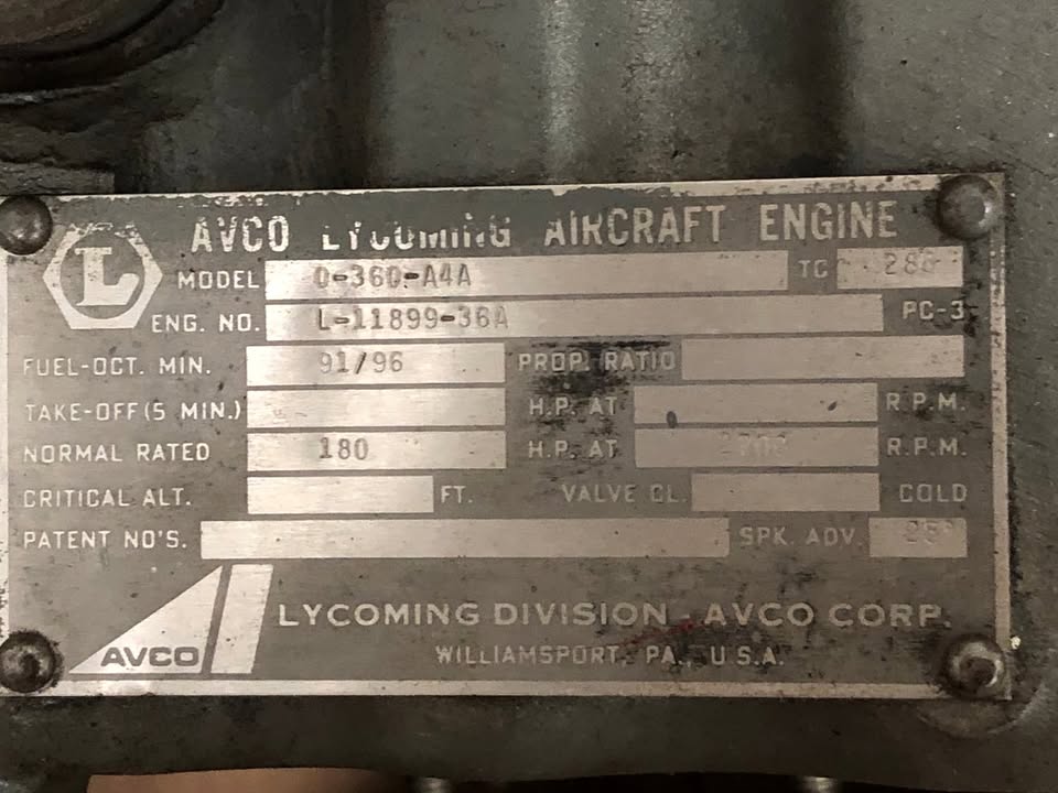1968 Piper Cherokee 180D (disassembled), photo 5