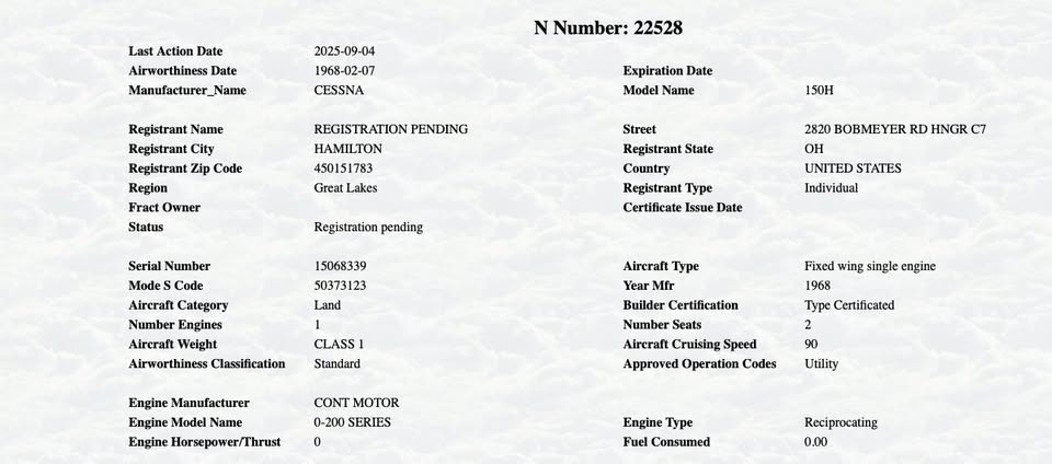 1968 Cessna 150h, photo 13