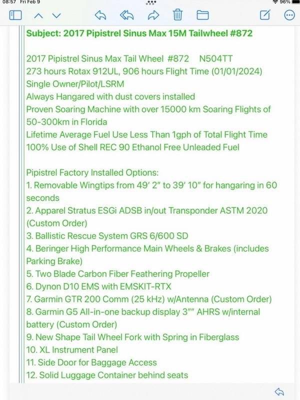 2017 Pipistrel sinus max flex, photo 2