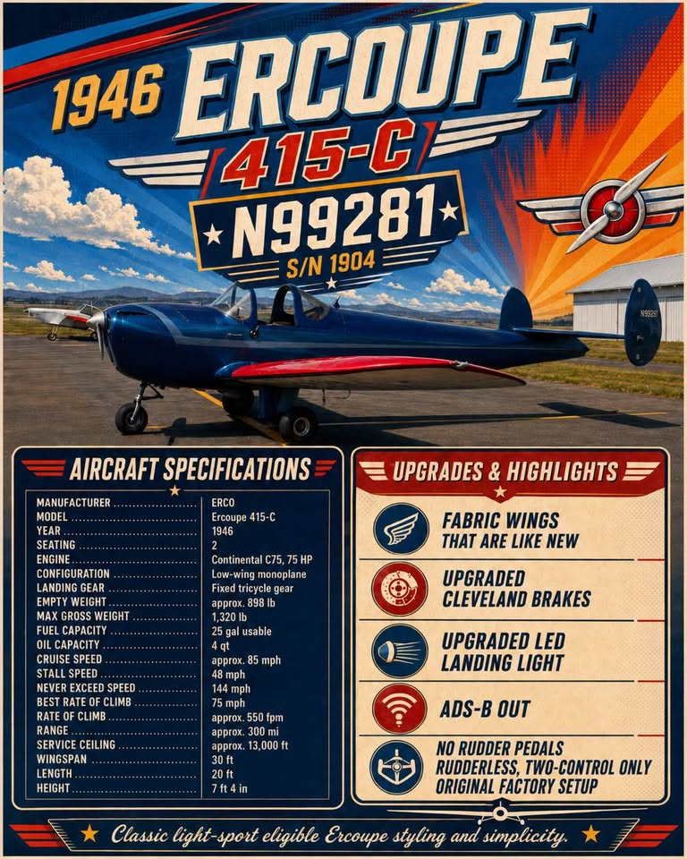 1947 Ercoupe 415-c, photo 14