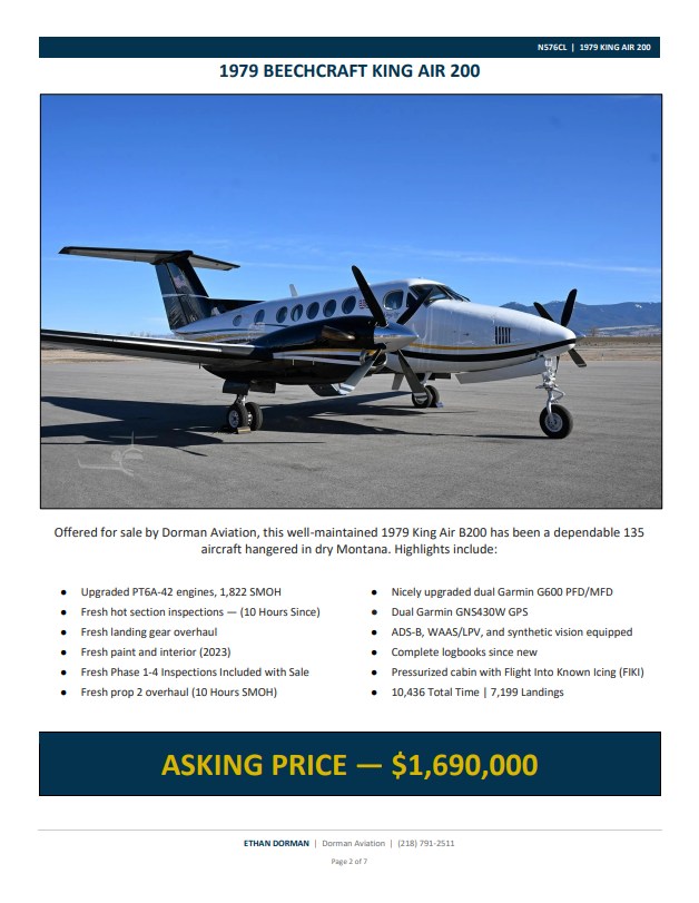 1979 Beechcraft king air 200, photo 9