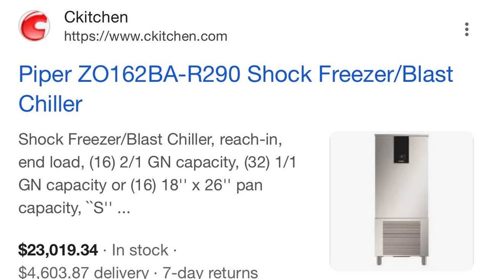 Piper Blast chiller, photo 8