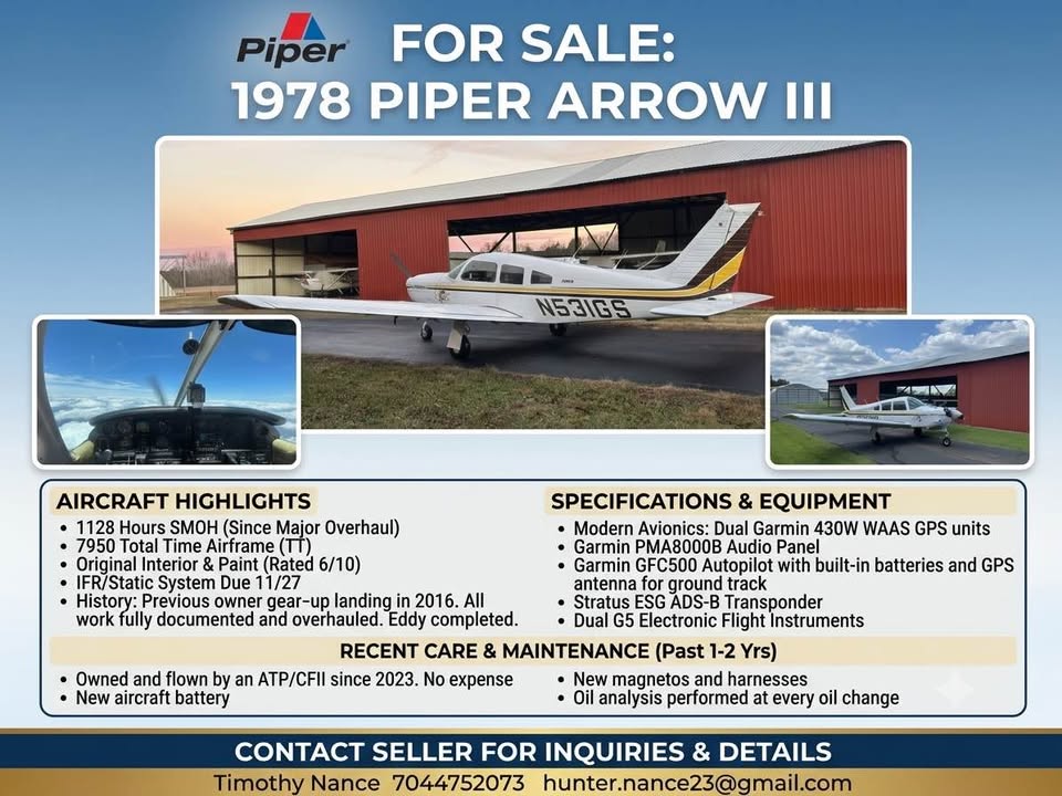 Piper Arrow III 1978, photo 2
