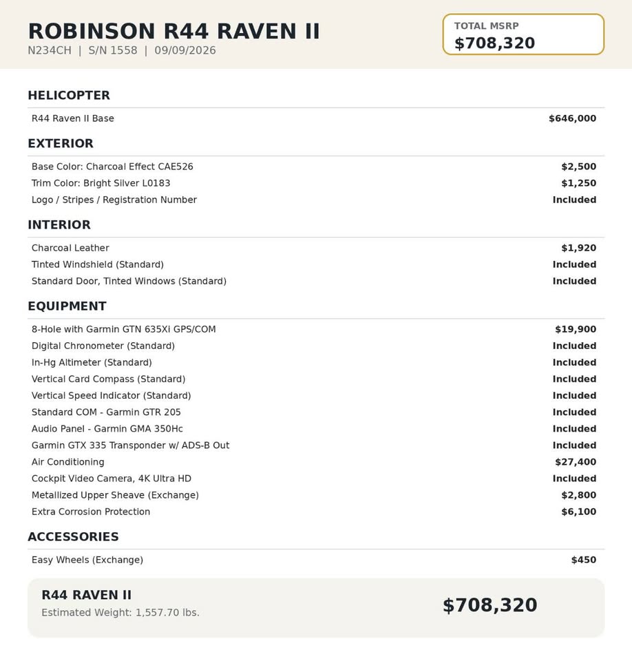 2026 Robinson R44 Raven II, photo 4