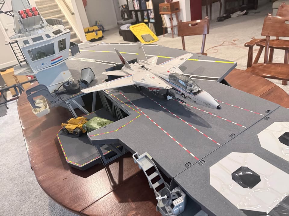 1985 G.I. Joe U.S.S. Flagg Aircraft Carrier – 96% Complete, photo 3