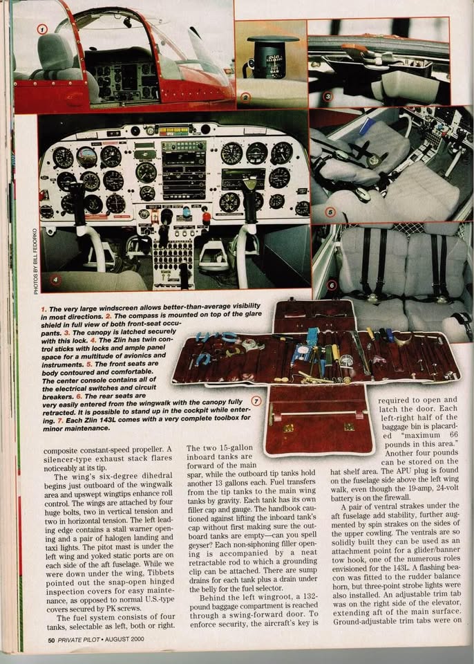 1997 Zlin Manufactured by Morovan Zlin 143L FAA Certified, photo 3