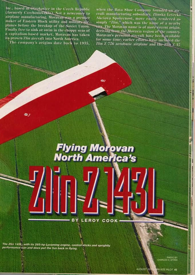 1997 Zlin Manufactured by Morovan Zlin 143L FAA Certified, photo 4