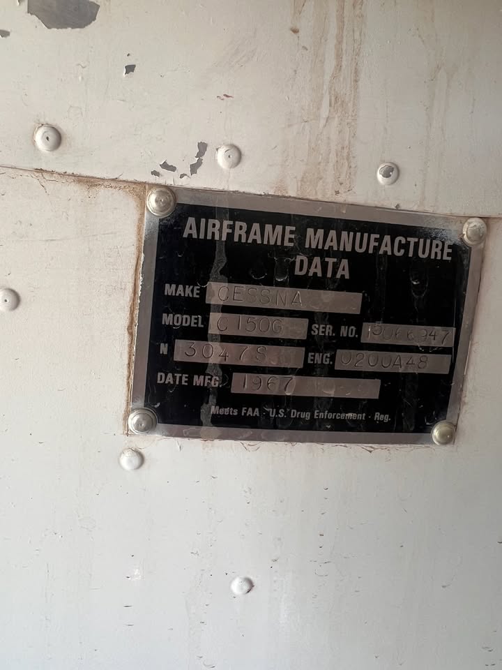 1967 Cessna C-150 texan tailwheel, photo 5