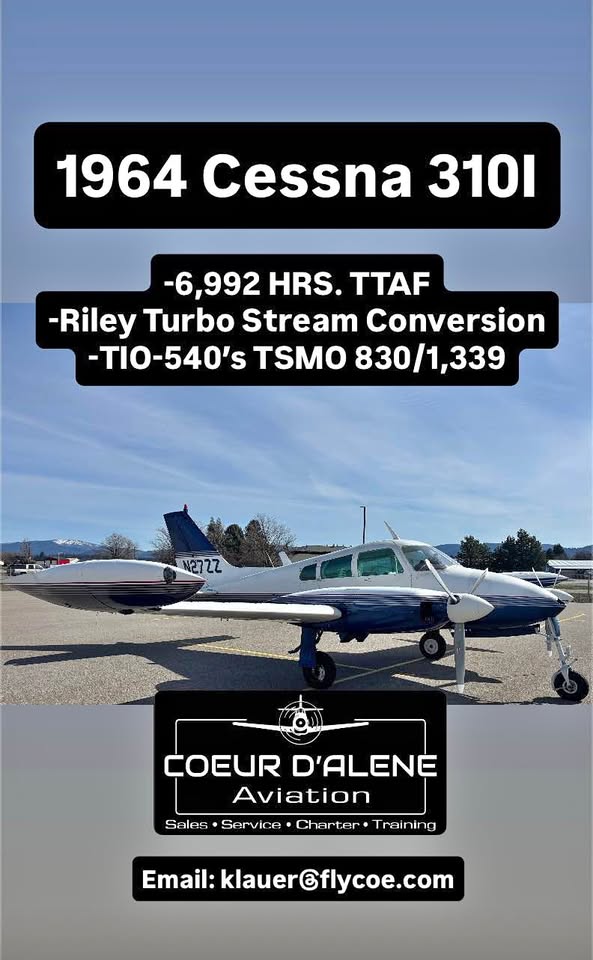 1964 Cessna 310I (Riley Turbo Stream), photo 1