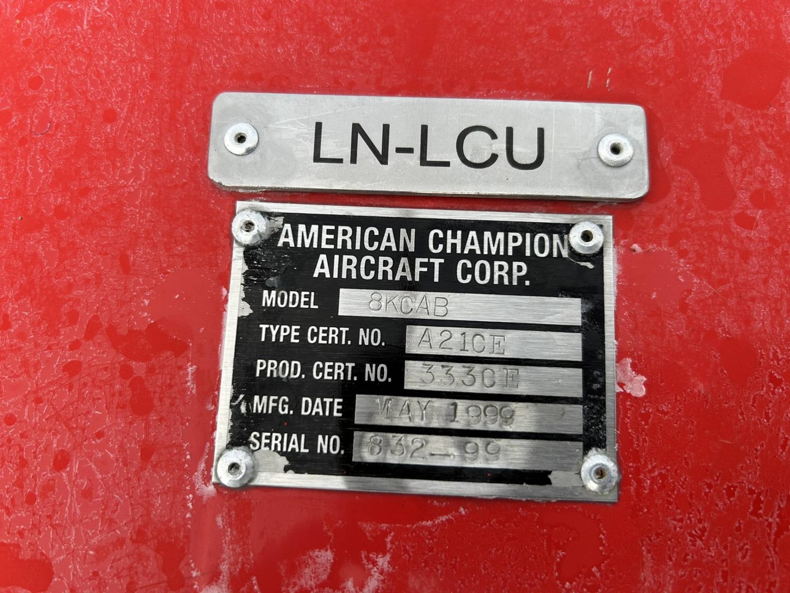 1999 American Champion 8KCAB Super D., photo 14