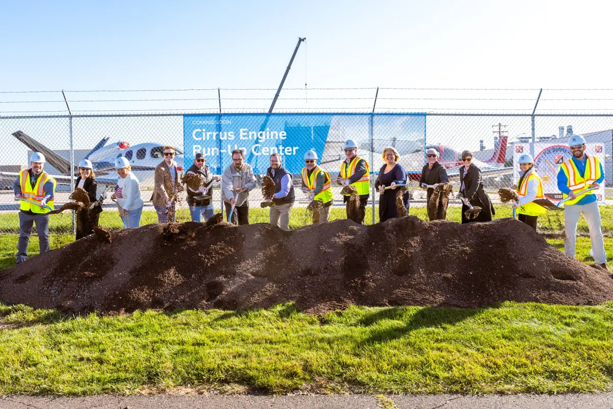 Cirrus Aircraft Breaks Ground on New Engine Testing Facility in Duluth